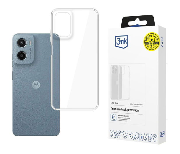3mk Clear Case do Motorola Moto G05/E15 G4 - 1355654 - zdjęcie